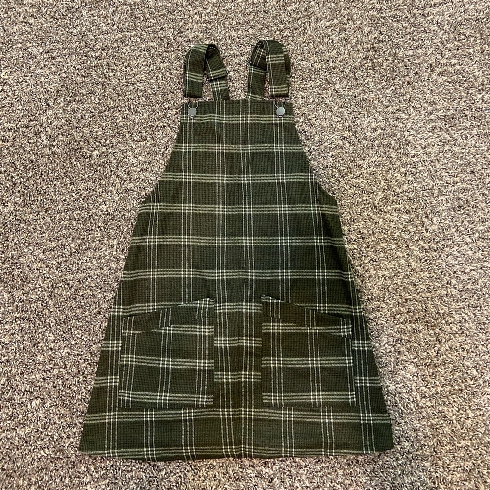 Overall mini dress